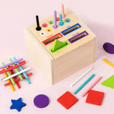 Action Shape Matching Wooden Classification Box Educational Toys  Adomoo
